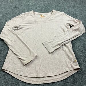 CARHARTT Women’s Light Pink Long Sleeved Relaxed Fit  T-Shirt size: Small 4/6